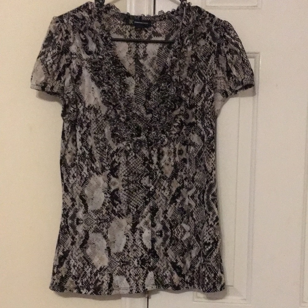 Inc. International Concepts snake print blouse.